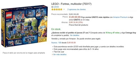 Fortaleza Lego Amazon