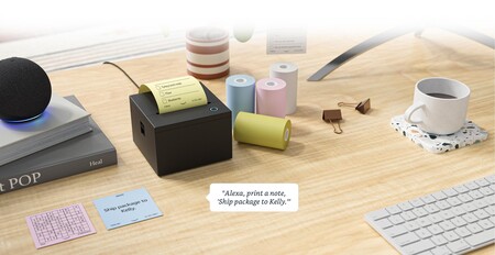 Las notas en papel adhesivo evolucionan: esta impresora compatible con Alexa te permite dictarlas con la voz