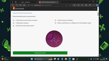 Descarga Ubuntu