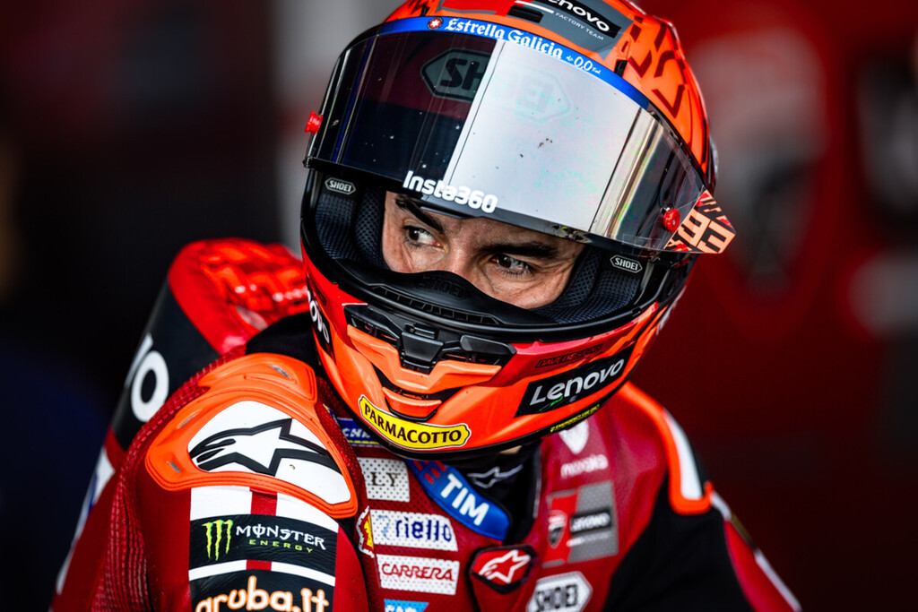 "No está bien todavía". En Ducati tienen clara su receta para frenar el dominio de Aprilia en MotoGP: tirar de Marc Márquez