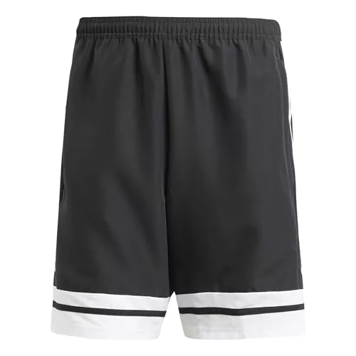 adidas Squadra25 Downtime Woven Short Pantalones Cortos, Black/White, XL Largo Hombre