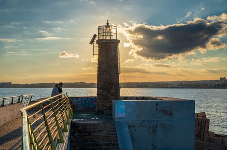 El Faro De Torrevieja Lighthouse In Torrevieja Alicante Spain 2022 January