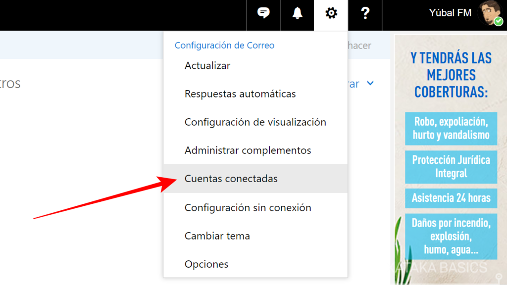 C mo Configurar Gmail En Outlook Web