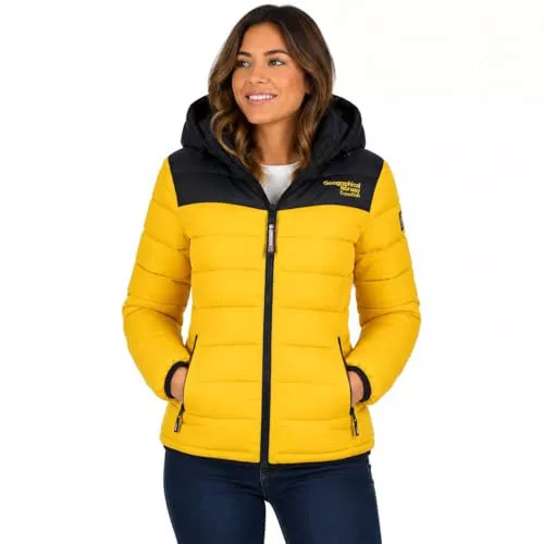 Geographical Norway Atikoclerc Lady Hood chaqueta mujer acolchada ligera con capucha