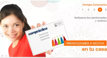 Reciba cupones descuento para marcas exclusivas con Compráctica