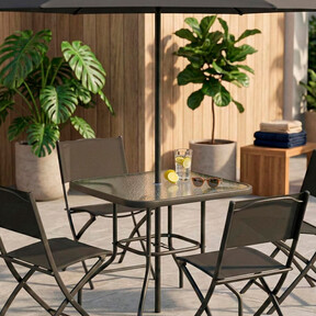 Carrefour vende un comedor de jardín ahora por 70 euros menos que convierte terrazas y jardines en espacios de lujo 