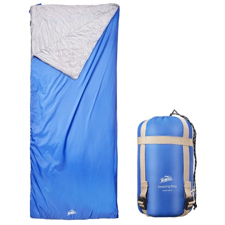 Cupón de descuento del 50% en este saco de dormir Hihill en color azul: aplicándolo cuesta 8,49 euros en Amazon