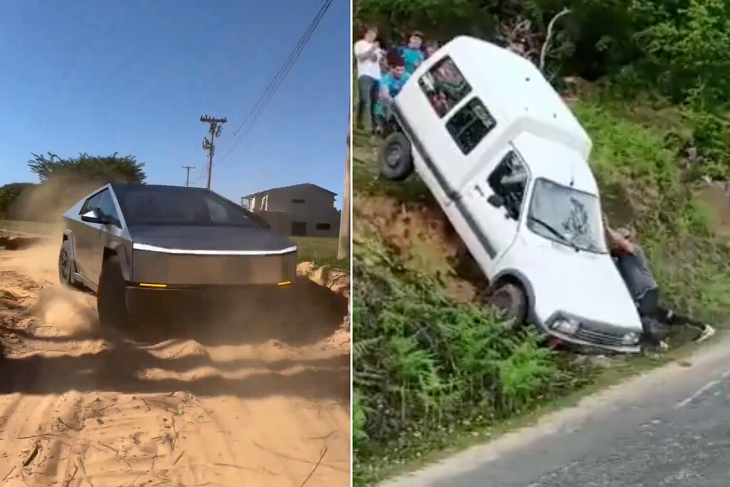 Quien no conoce una C15, a cualquier Tesla Cybertruck reza: Twitter se ha llenado de vídeos de Citroën humillando al todoterreno 