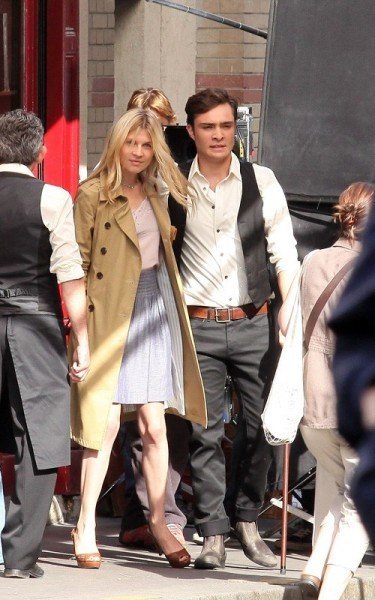 Primeras imágenes del rodaje de la cuarta temporada de Gossip Girl