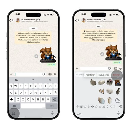 Eliminar Genmoji