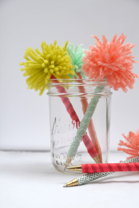 Handmade Gift Pom Pens Hearts And Sharts