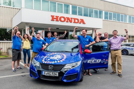 El bajo consumo le da a Honda un nuevo Récord Guinness