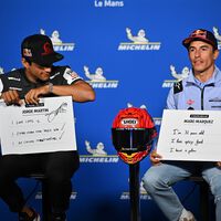 Jorge Martín le lanza una pulla a Marc Márquez sobre su moto: "Me gusta más la Ducati GP23 que la GP24" 