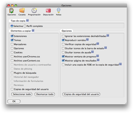 Sincroniza tu Firefox en varias máquinas con FEBE