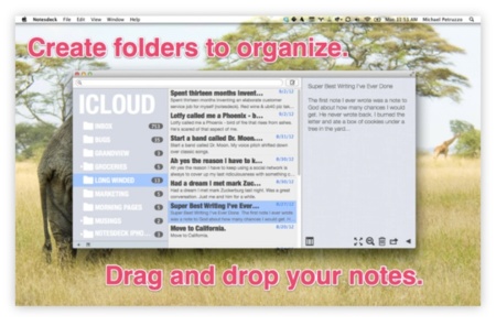 Notesdeck, todas tus notas de Dropbox, iCloud, Evernote y Simplenote en una misma aplicación