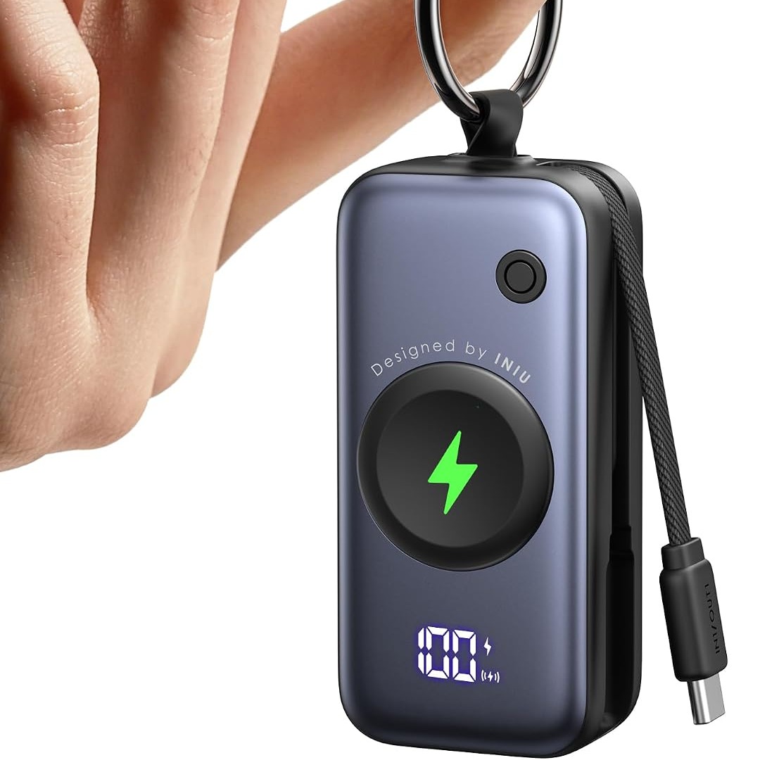 INIU 20W SnapGo Power Bank, 5000mAh Mini Cargador Portatil