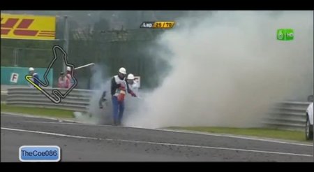 GP de Hungría F1 2011: el Renault en llamas y la mala actuación de los comisarios
