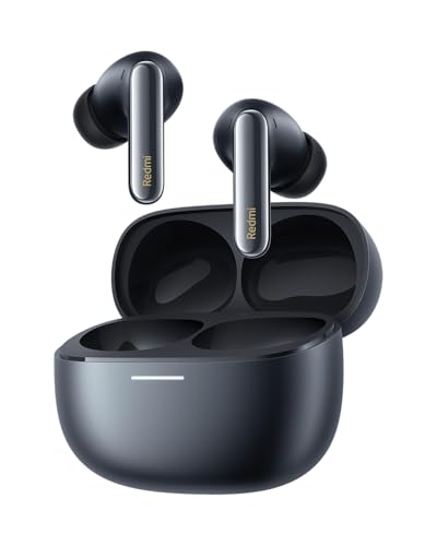 XIAOMI Redmi Buds 6 Pro - Auriculares inalámbricos, cancelación de Ruido, Ligeros, hasta 36 Horas de autonomía, Bluetooth 5.3, Negro(Versión ES)