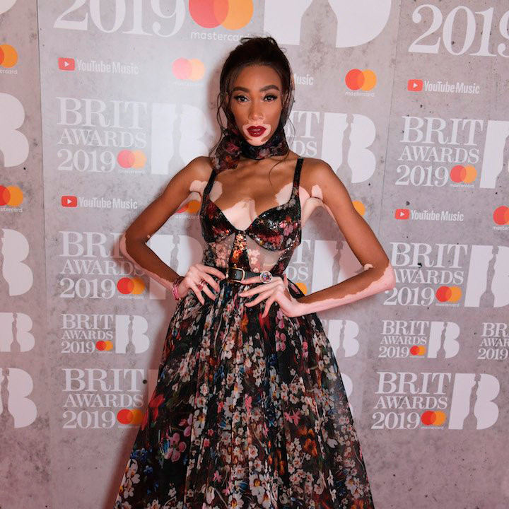 BRIT Awards 2019: Winnie Harlow se convierte en una de las más elegantes de la noche gracias a un vestido de flores
