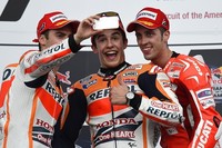 MotoGP Américas 2014: el podio de MotoGP y las declaraciones de los protagonistas