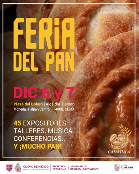 Lánzate a la Feria del Pan en esta alcaldía de CDMX, habrá 45 expositores, música y un gran ambiente