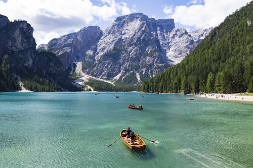 Paisagem nos Alpes Italianos. Créditos: banco de imagens