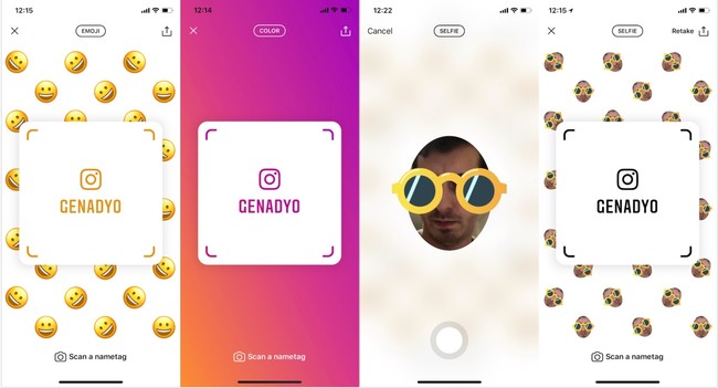 Instagram Nametags