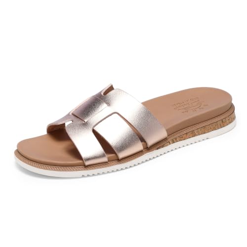 Skechers - DESERT KISS LOW PEAK LOOK, Sandalias deslizantes Mujeres, GOLD,