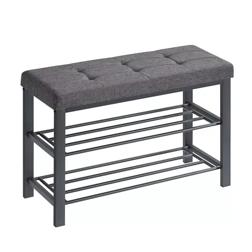 SONGMICS Banco Zapatero, Zapatero de 3 Niveles