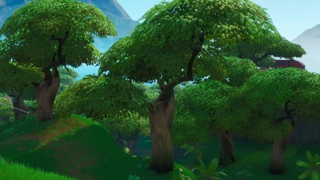 Desafío Fortnite: dónde conseguir el Fortbyte 11 bajo un loro de la selva que vuela en círculo