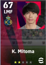 10 joyas ocultas  que debes fichar en Dream Team en eFootball 2022 Mitoma