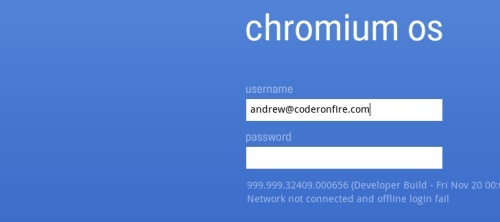 google chromium os chrome login