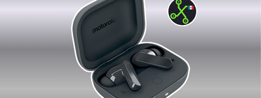 Audífonos Motorola con cancelación de ruido y resistencia al agua. Con 10 minutos de carga ofrecen varias horas de uso 