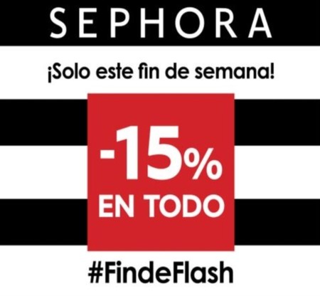 Sephora te ofrece un 15 % de descuento en todo... ¡Acaba hoy!