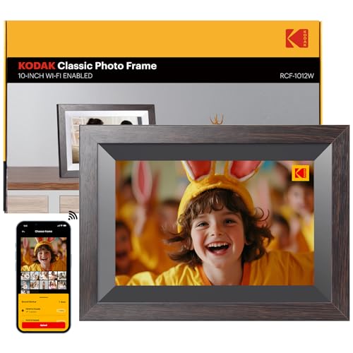KODAK Marco de Fotos Digital WiFi Inteligente de 10,1 Pulgadas con Pantalla táctil de 1280x800