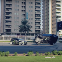 Gymkhana 8, un avión, una pick-up en dos ruedas y un lugar en medio del desierto