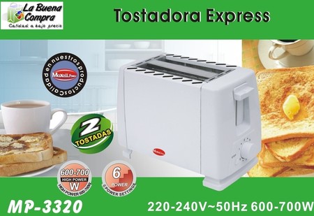 Tostadora de dos rebanadas por un precio de 11,95 euros en eBay y envío gratuito