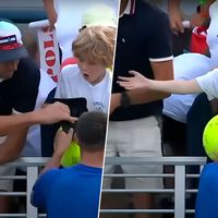 Un empresario le robó a un niño la gorra que le regaló un tenista. Quedó grabado y las redes sociales se están vengando con su empresa
