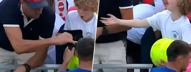 Un empresario le robó a un niño la gorra que le regaló un tenista. Quedó grabado y las redes sociales se están vengando con su empresa