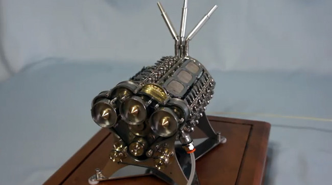 El último motor en miniatura de Patelo, un W18