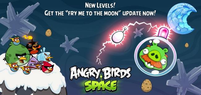 Angry Birds Space Fry me to the Moon