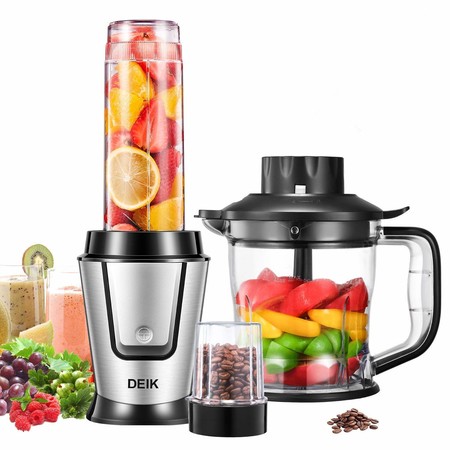 Oferta flash en la batidora de vaso Deik 3 en 1: hasta medianoche cuesta 32,99 euros en Amazon