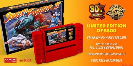 Capcom lanza una nueva tirada de cartuchos de Street Fighter II para SNES... y recomienda usarlos junto a un extintor