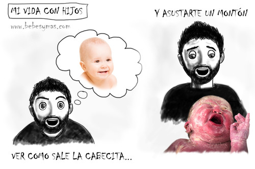 La cara de muchos padres al ver a su recién nacido no es la que muchas esperaban