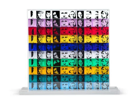 1,100 pesos por el NFT de un "cachito" de una obra de Warhol: así se venderán 961 fragmentos digitales de una pieza de arte en México