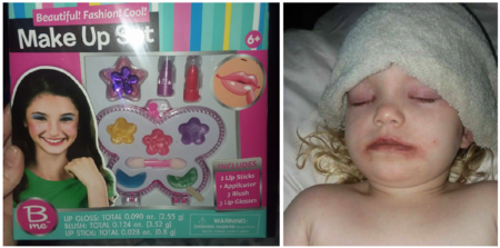 Una niña de tres años sufre una importante reacción alérgica a un maquillaje infantil: claves para prevenir incidentes