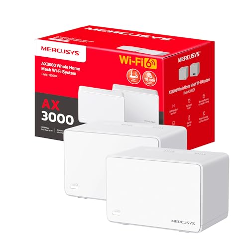 Mercusys Halo H3000X(2-Pack) - Router Sistema WiFi 6 Mesh, AX3000
