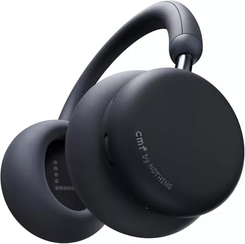 CMF Headphone Pro - Auriculares Bluetooth de Diadema Over-Ear – hasta 100h de Batería, Hi-Res con LDAC, Audio Espacial, con Cancelación Activa de Ruido – Gris Oscuro