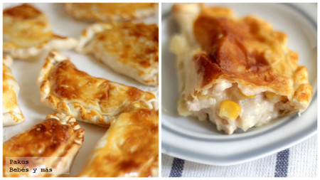 Receta de empanadillas de pollo y maíz para toda la familia