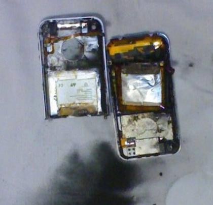 Le explota el iPhone al intentar desbloquearlo